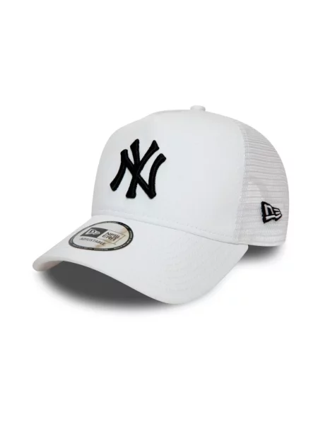 Czapka z daszkiem New Era New York Yankees Essential A-Frame Trucker biało-czarna biała