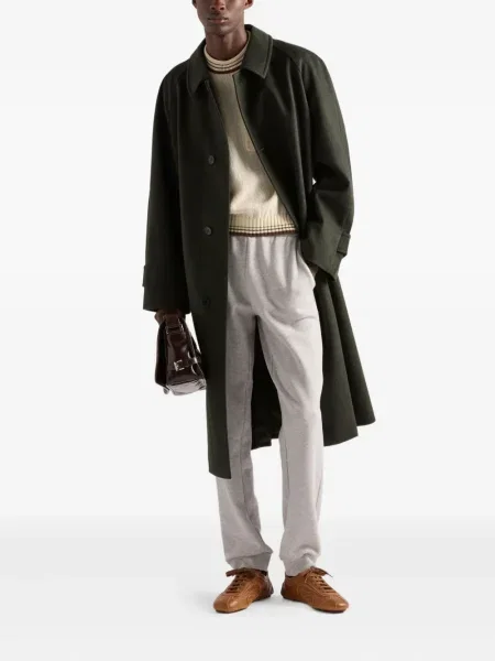 Pantaloni Prada tricotate gri