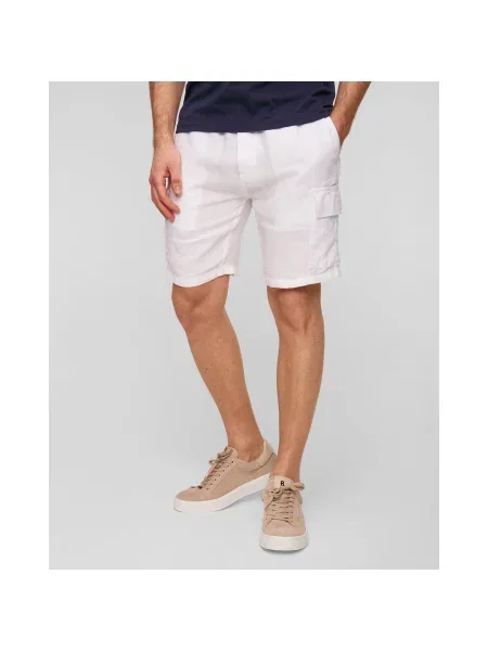 Lniana koszula Vilebrequin biała