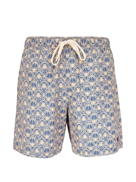 Slip de baie Faherty cu imagine cu cordon albastru