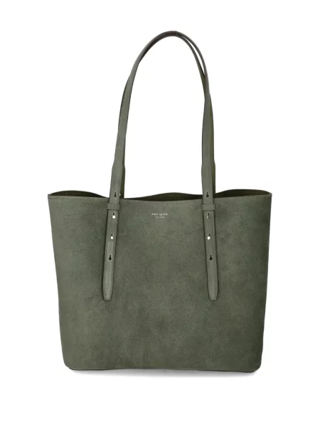 Geantă Kate Spade din piele de căprioară verde