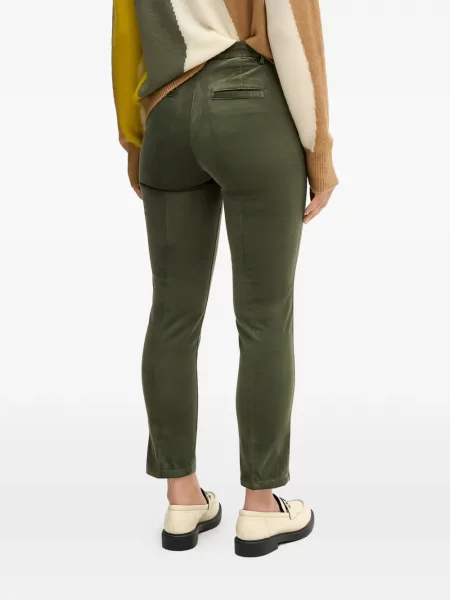 Pantaloni Benetton de catifea cord verde