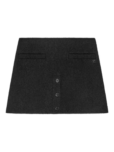 Mała mały spódnica mini Courreges czarna