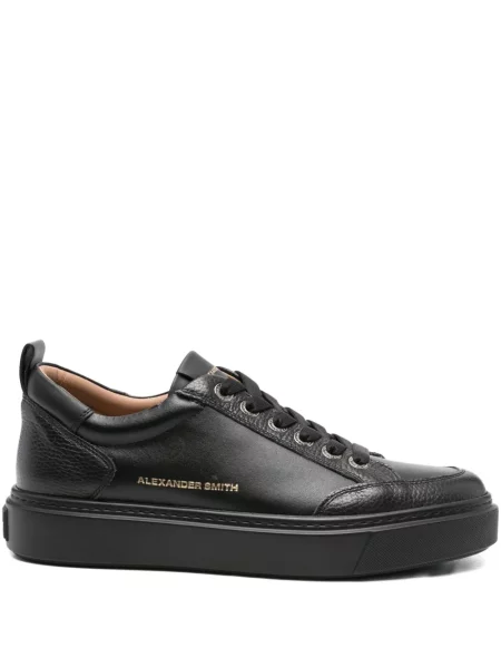 Sneakerși Alexander Smith cu șireturi din piele negru