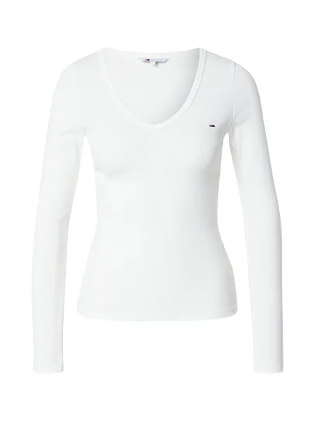Tommy Jeans Tricou ESSENTIAL' alb