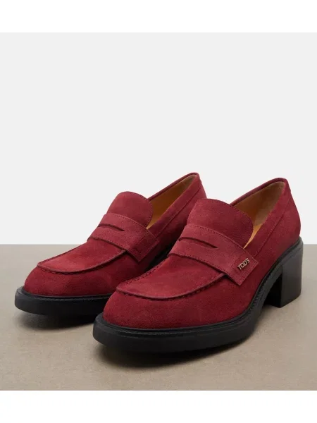 Pantofi cu toc Tod's din piele de căprioară