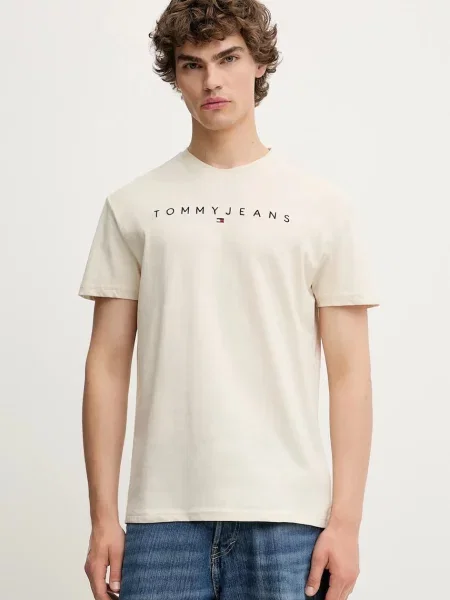 Tommy Jeans kratka majica bež