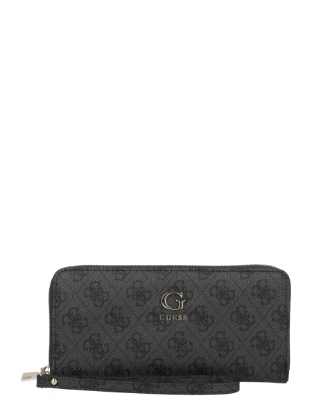 Guess Portofel Coleen Logo Slg negru
