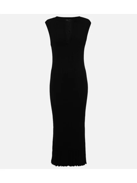 Rochie midi Proenza Schouler până la genunchi de costum negru