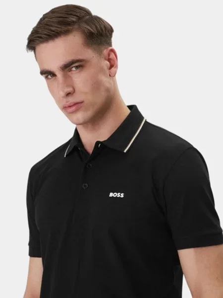 Поло Boss черное