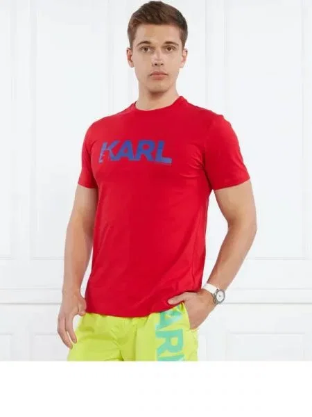 Karl Lagerfeld Tricou karl logo roșu