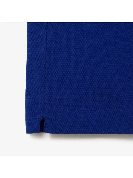 Lacoste Koszulka Polo Oryginał Petit Piqué niebieska