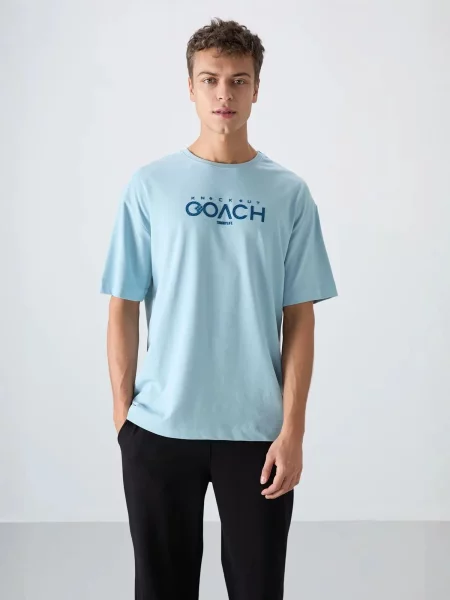 Tommy Life Majica nebeško modra