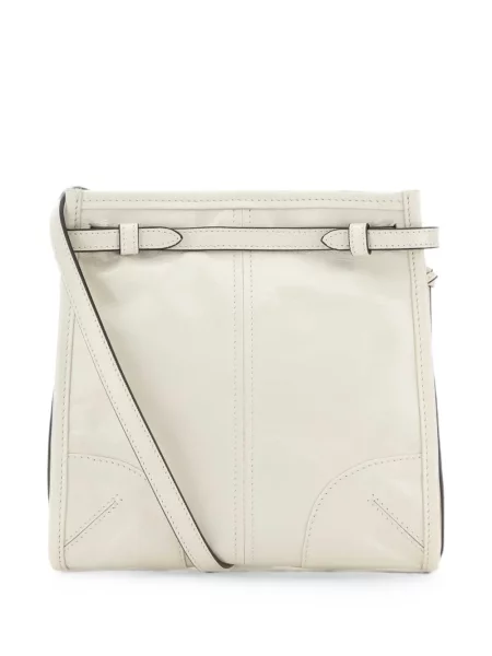 Geanta crossbody Prada cu cataramă alb
