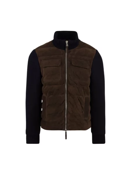 Kurtka skórzana The Jack Leathers brązowa