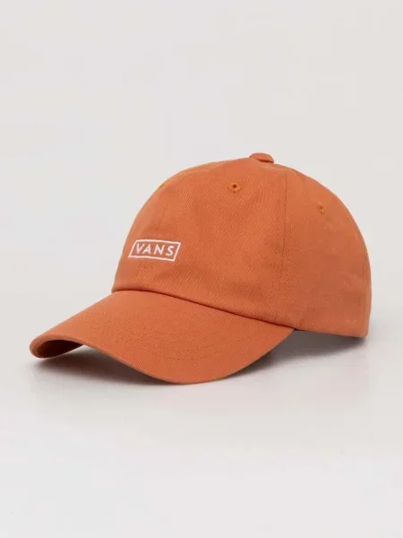 Шапка с козирка Vans с принт оранжево