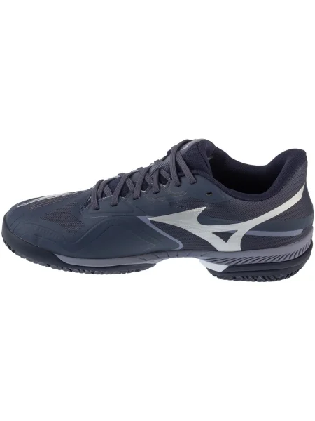 Tenisové topánky Mizuno Wave Exceed Court CC odyssey gray/white/blue granite biela