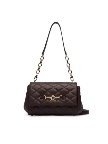 Guess Τσάντα Frances καφέ