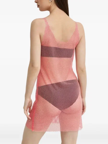Rochie mini Santa Brands de cristal de costum roz