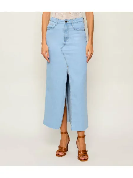 Guess Jeans fustă denim albastru