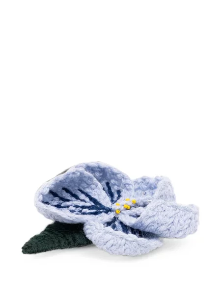 Brosa Alanui cu model floral albastru