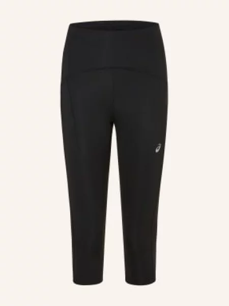 Asics Běžecké Legíny Road High Waist Capri Tight černá bílé