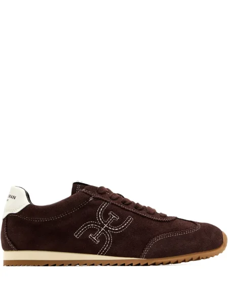 Sneakerși Sam Edelman din piele de căprioară maro