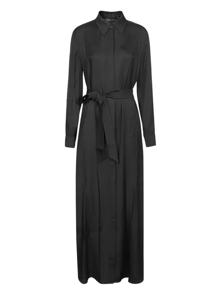 Sukienka koszulowa Federica Tosi garniturowa czarna