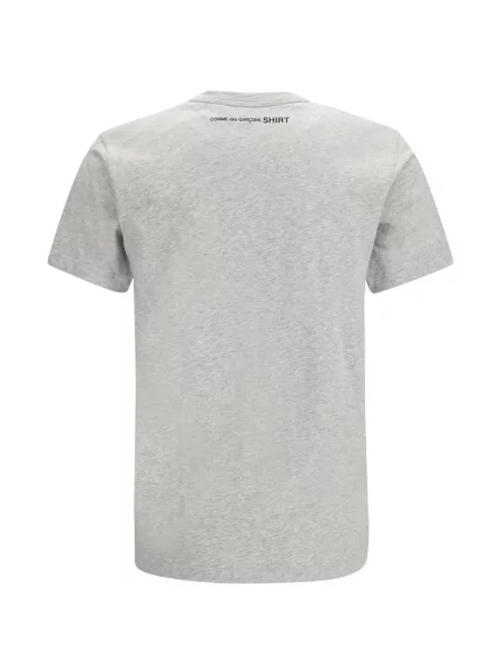 Tricou Comme Des Garçons Shirt cu decolteu rotund gri