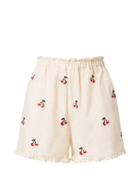 Pantaloni scurți Twinset cu broderie