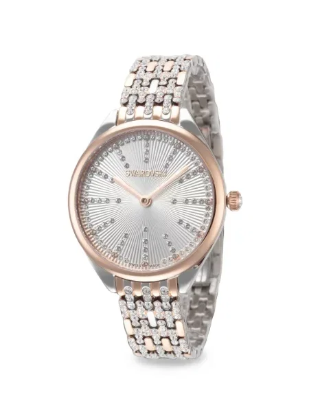 Ceas Swarovski roz