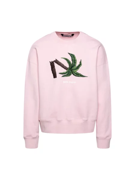 Bluza Palm Angels z nadrukiem różowa