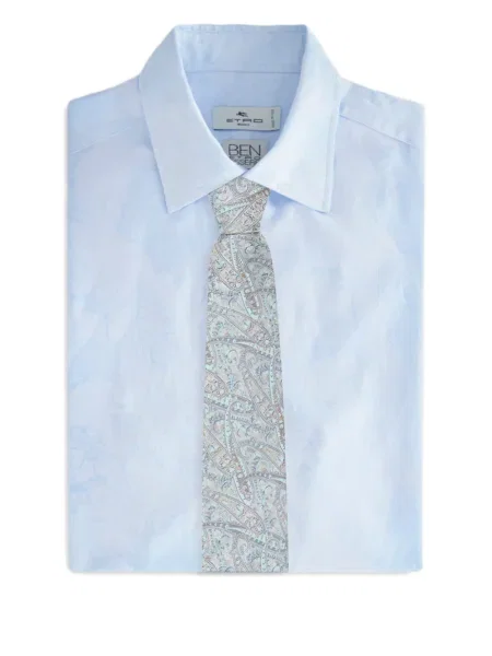 Cravată Etro cu model floral din jacard