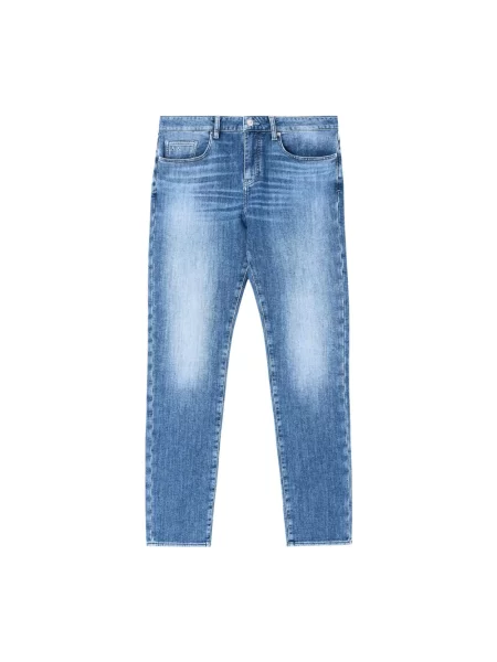 Jeansy Armani Exchange ze stretchu niebieskie