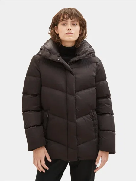 Tom Tailor Geacă din puf negru