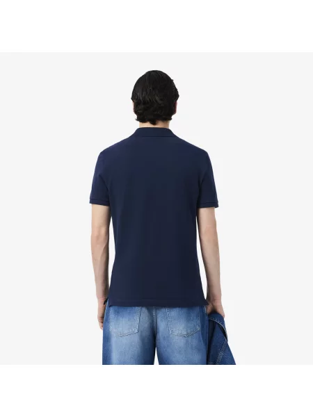 Lacoste Koszulka Polo Slim Fit Z Piki granatowa