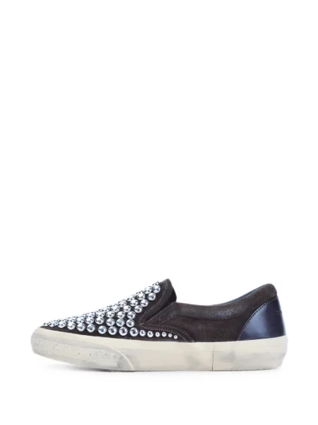 Sneakerși Golden Goose din piele maro