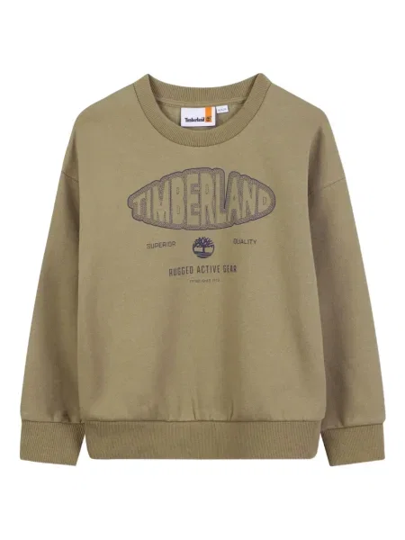 Bluza dziecięca Timberland brązowa
