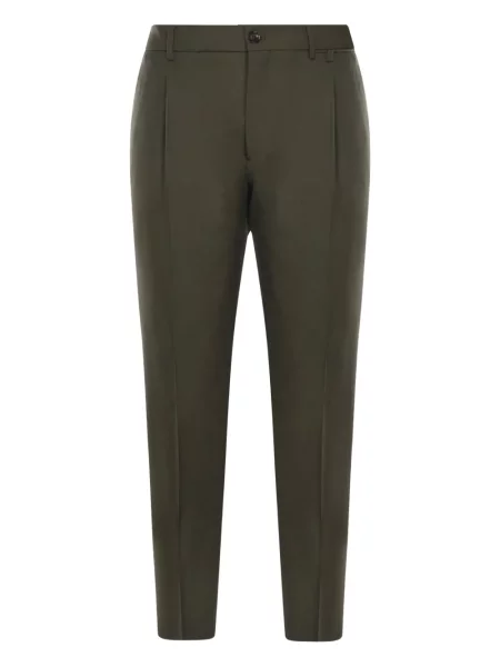Pantaloni Be Able plisate verde