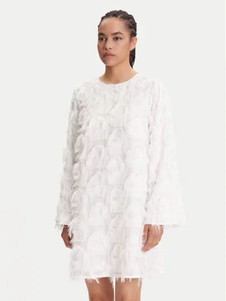 YAS Sukienka koktajlowa biały