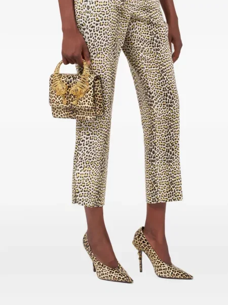 Geantă shopper Roberto Cavalli cu imagine cu model leopard