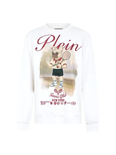 Bluza Philipp Plein do tenisa biała