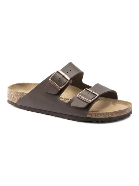 Klapki BIRKENSTOCK Arizona BF Narrow dark brown brązowe