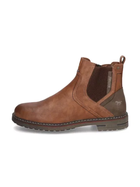Chelsea boots Mustang hnědé