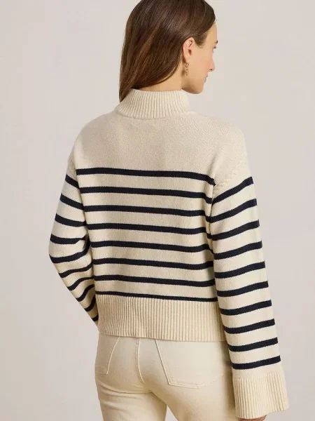 Светр із додаванням вовни Lauren Ralph Lauren гольф бежевий