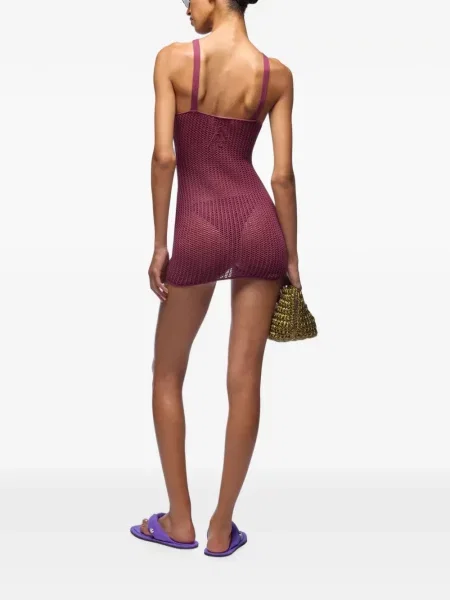 Rochie mini The Attico violet