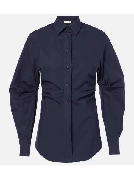 Cămașă Victoria Beckham albastru