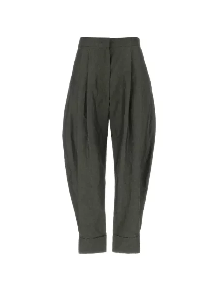 Pantaloni plisați Pt Torino verde