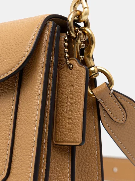 Кожаная сумка Coach