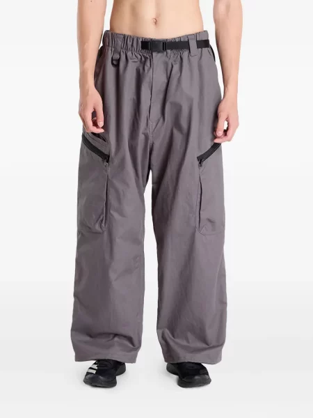Pantaloni cargo Y-3 din țesătură twill gri